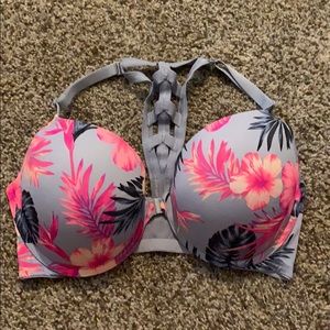 Pink push up bra